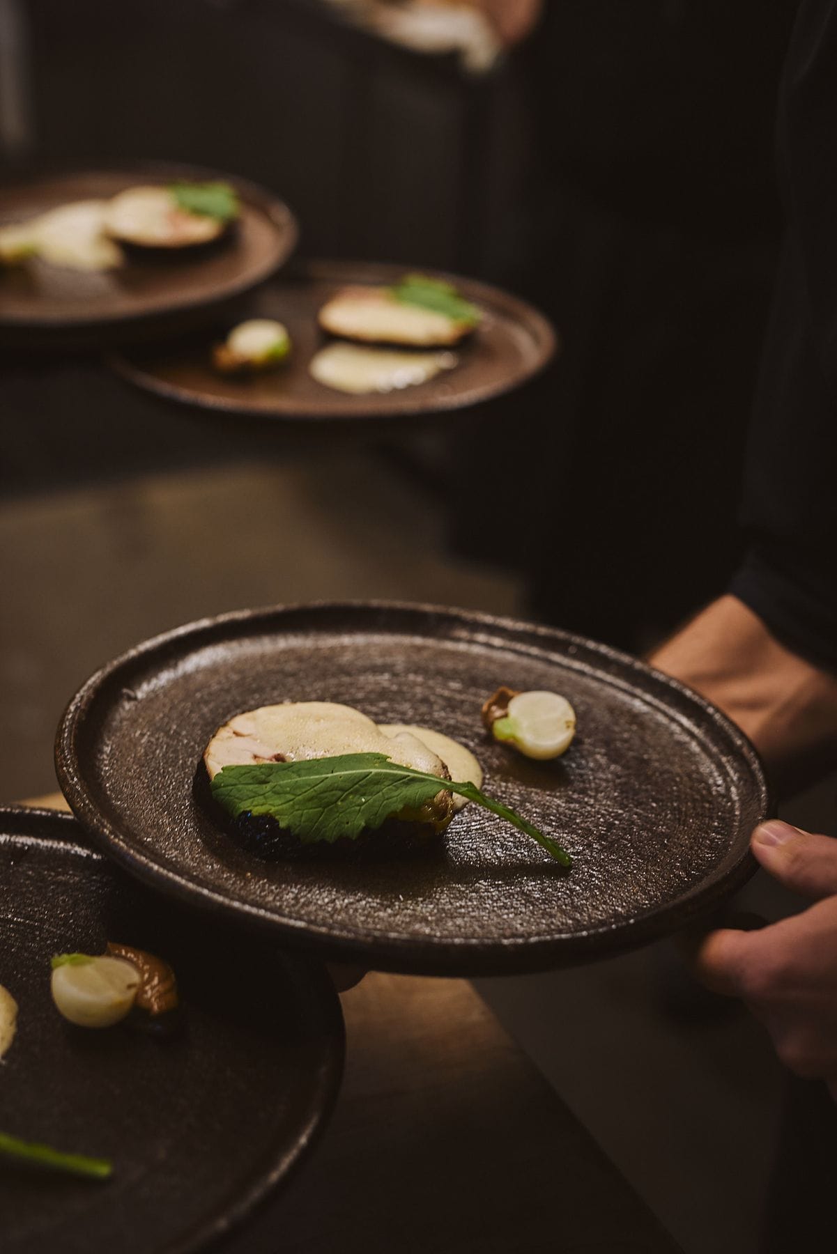 Plat service de saison, à l'Espace Old Mil, restaurant ferme à la table