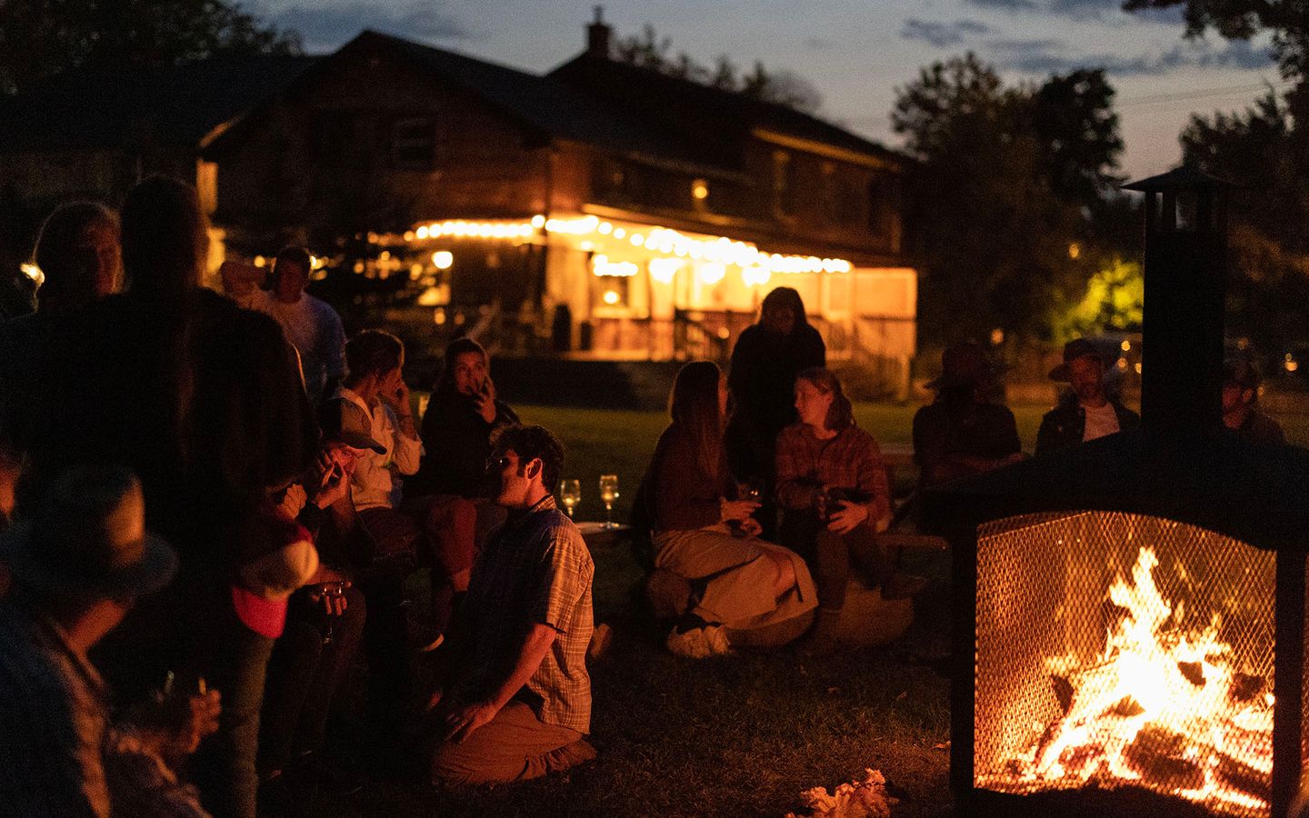 Ambiance conviviale lors d un evenement
